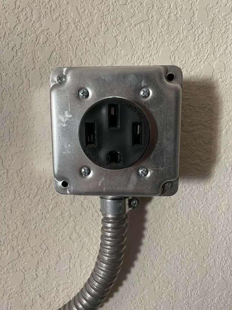 NEMA 14-50 outlet installed for Smart Home Electrical in Walsenburg